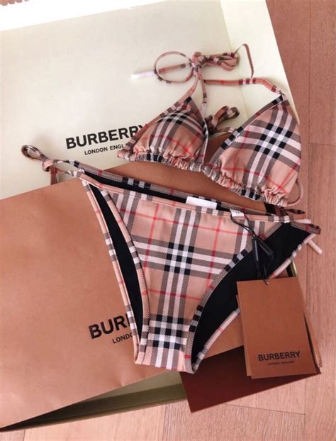 burberry swim|burberry bikini swimsuit.